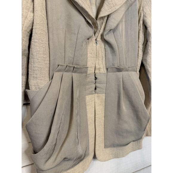 Nanette Lepore Size 6 Stylish Blazer Khaki Chic - Picture 5 of 7